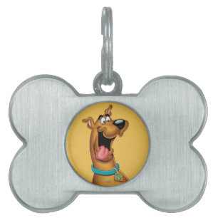 Placa Para Mascotas Scooby-Doo Cara emocionada