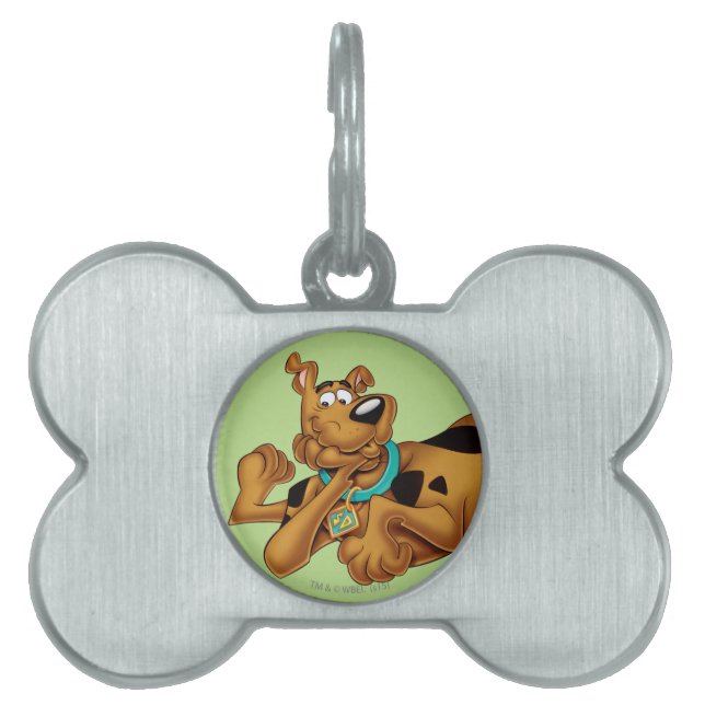 Placa Para Mascotas Scooby-Doo mintiendo (Frente)