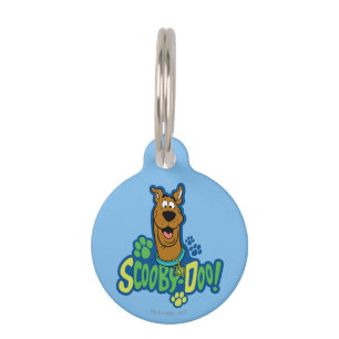 Placa Para Mascotas Scooby-Doo Paw Print Character Badge