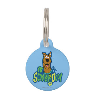 Placa Para Mascotas Scooby-Doo Paw Print Character Badge