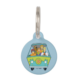 Placa Para Mascotas Scooby-Doo y la máquina de misterio de pandillas