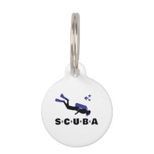 Placa Para Mascotas Scuba