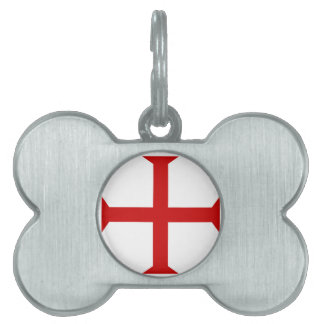 Placa Para Mascotas ¡Sea un caballero Templar!