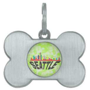 Placa Para Mascotas Seattle