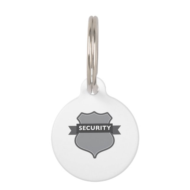 Placa Para Mascotas Seguridad (Anverso)