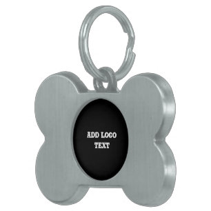 Placa Para Mascotas Sencillo logo de personalizado minimalista elegant