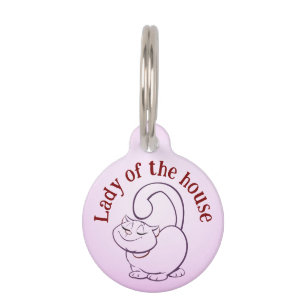 Placa Para Mascotas Señora de la casa