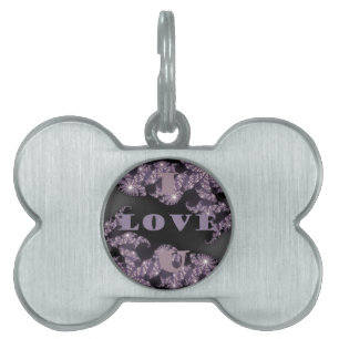 Placa Para Mascotas Sentimientos celestes te amo el saludo galáctico