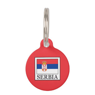 Placa Para Mascotas Serbia