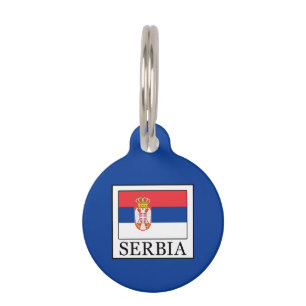 Placa Para Mascotas Serbia