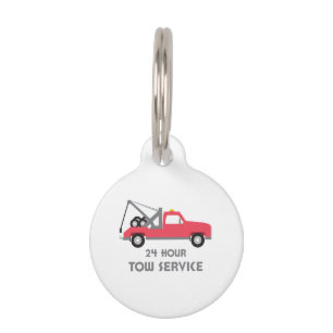 Placa Para Mascotas Servicio Tow