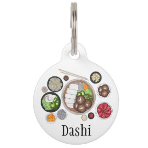 Placa Para Mascotas Shabu-Shabu Japón Cocina japonesa caliente