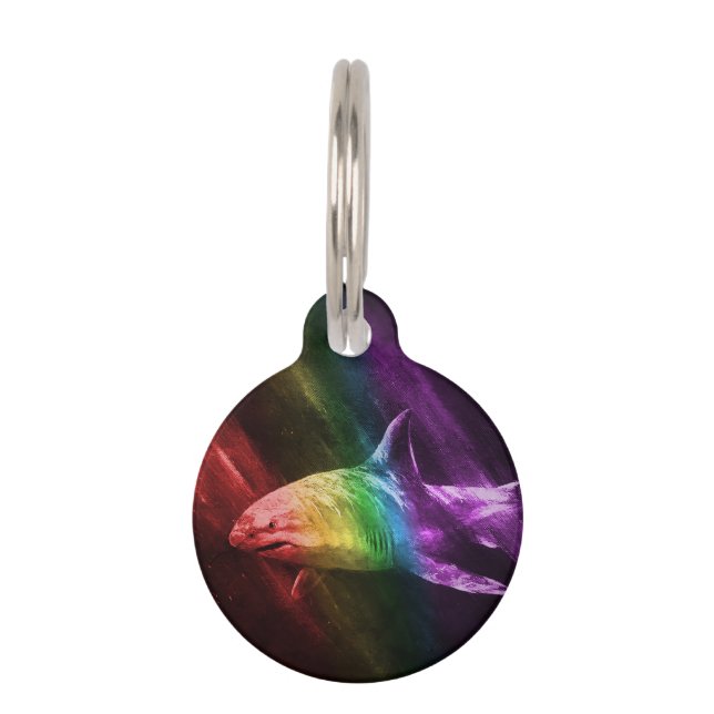 Placa Para Mascotas Shark Pride (Anverso)