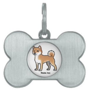 Placa Para Mascotas shiba inu