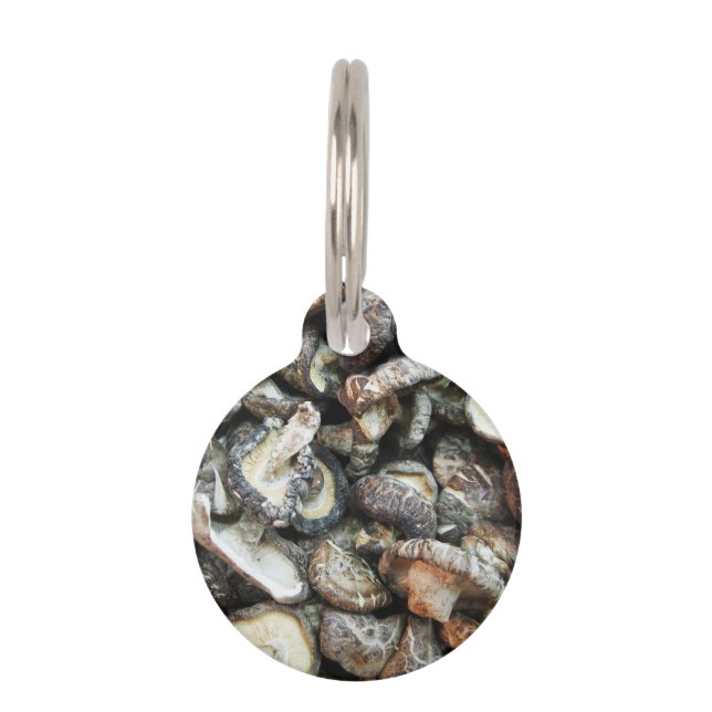 Placa Para Mascotas Shiitake Mushrooms (Anverso)