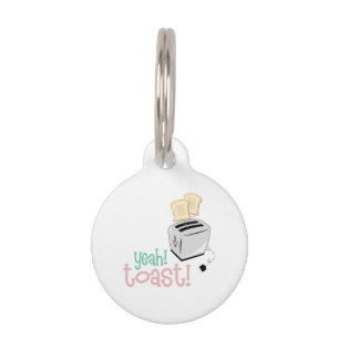 Placa Para Mascotas Sí, tostada