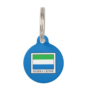 Placa Para Mascotas Sierra Leona