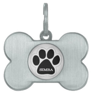 Placa Para Mascotas Simba Pet Etiqueta