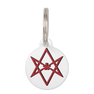 Placa Para Mascotas Símbolo Thelema