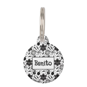 Placa Para Mascotas Símbolos taínos cultura de Puerto Rico