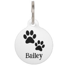 Simple Pata de Mascota Negra (Bailey)