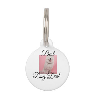 Placa Para Mascotas Simple regalo de foto de perro con nombre en color