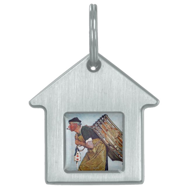 Placa Para Mascotas Sirena (Frente)