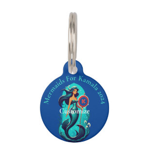 Placa Para Mascotas Sirenas por Kamala 2024 Thunder_Cove