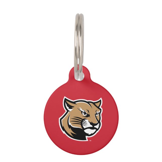 Placa Para Mascotas SIUE Cougars (Anverso)