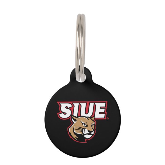 Placa Para Mascotas SIUE Cougars (Anverso)