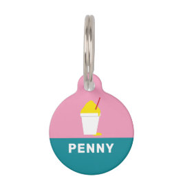 PLACA PARA MASCOTAS SNOBALL (ROSA)