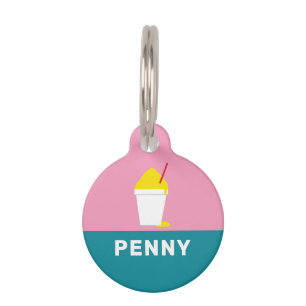 PLACA PARA MASCOTAS SNOBALL (ROSA)