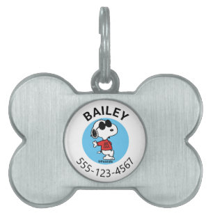 Placa Para Mascotas Snoopy "Joe Guay"