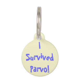 Placa Para Mascotas ¡Sobreviví al Parvo! Camiseta para Perros