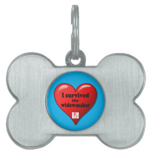 Placa Para Mascotas Sobreviví al viudo