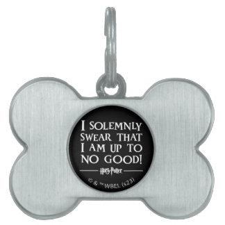 PLACA PARA MASCOTAS SOLEMNEMENTE NARTO DE QUE ESTOY A LA ALTURA DE NO 