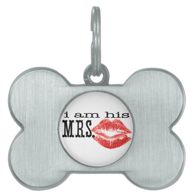 Placa Para Mascotas Soy Su Señora. (Frente)