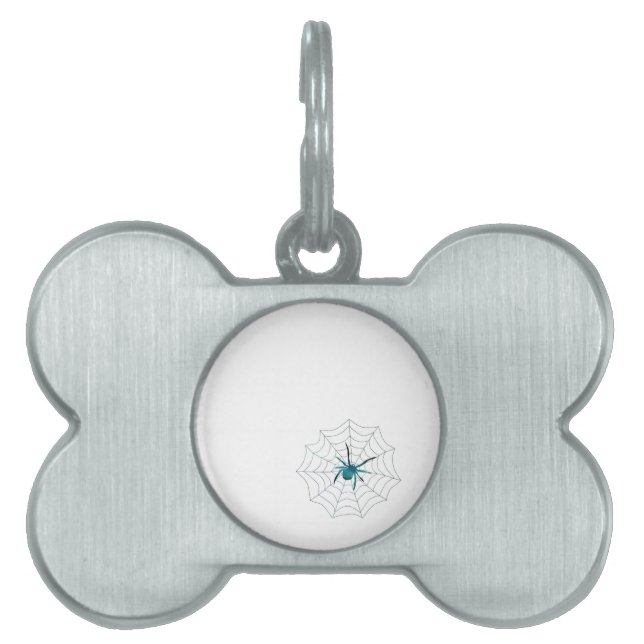 Placa Para Mascotas Spider (Frente)
