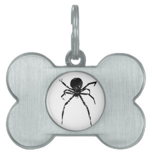 Placa Para Mascotas Spider