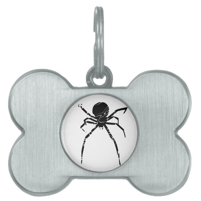Placa Para Mascotas Spider (Frente)