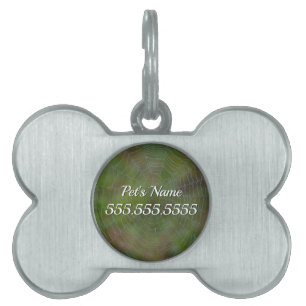 Placa Para Mascotas Spiderweb con etiqueta de identificación de mascot