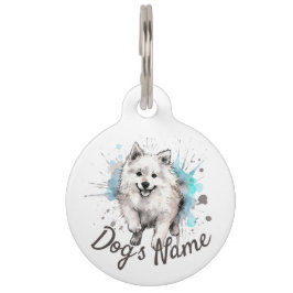 Placa Para Mascotas Spitz spitz