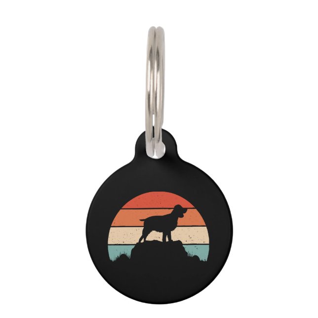 Placa Para Mascotas springer spaniel inglés (Anverso)