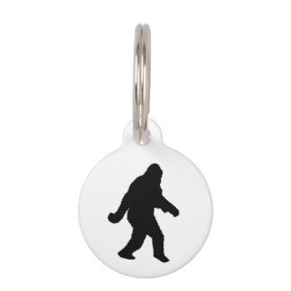Placa Para Mascotas Squatchin - Squatch Silhouette