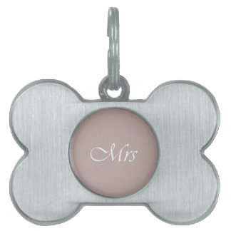 Placa Para Mascotas Sra.
