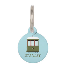 PLACA PARA MASCOTAS STREETCAR (BLUE)