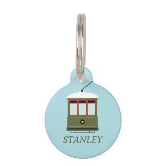 PLACA PARA MASCOTAS STREETCAR (BLUE)