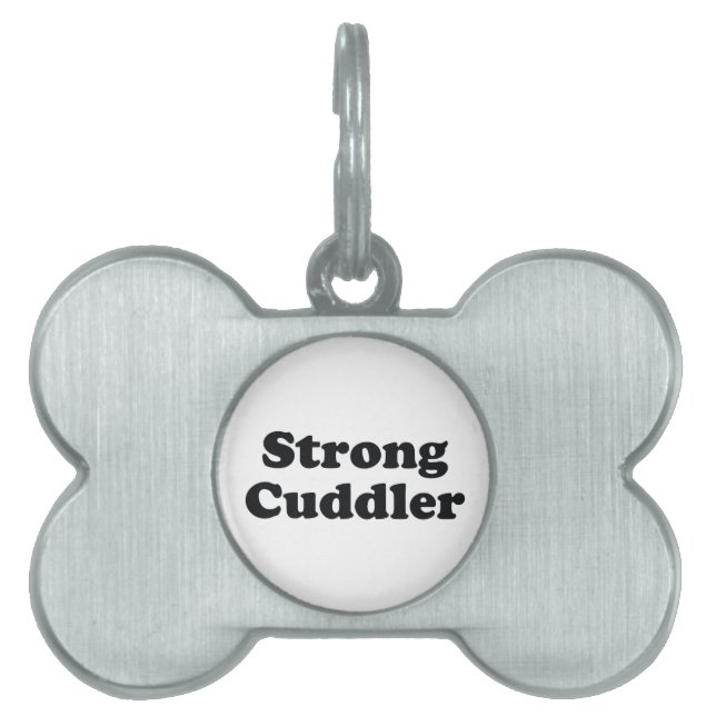 Placa Para Mascotas Strong Cuddler (Frente)