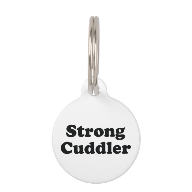 Placa Para Mascotas Strong Cuddler (Anverso)