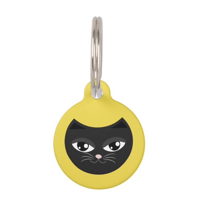 Placa Para Mascotas Su ID de gato (Anverso)